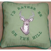 Shooting Cushions, Personalised Embroidered Gifts, Handmade cushions in Surrey, England, UK